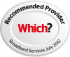 Which? Recommended Broadband Provider July 2012