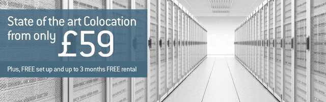 State of the art Colocation from £59. Plus, Free set up and up to 3 months free rental.