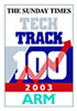 2003 Sunday Times ARM Tech Track 100 Award