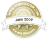 UNIX Web Hosting Award Winner