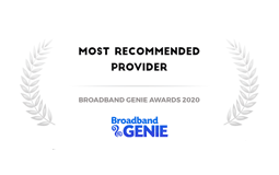 Broadband Genie Most Recommended 2020