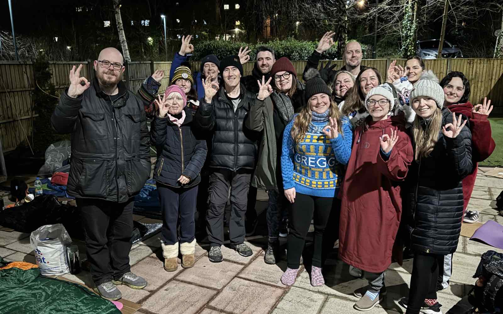 Sleep out group