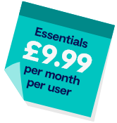 Essentials £9.99 per user per month
