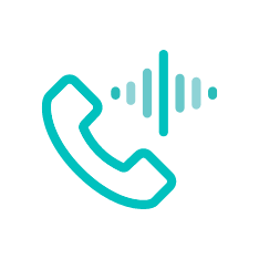 Digital Voice round icon