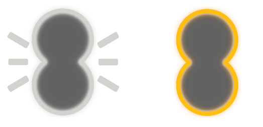 Flashing White or a Steady Orange light on the MiFi device