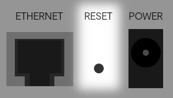 CityFibre Nokia 2.5Gbps ONT with the Reset button highlighted