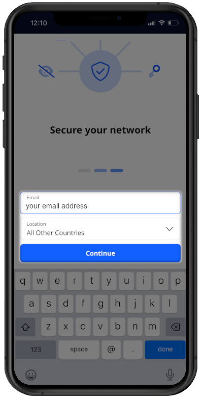 CommandIQ Register with your email address and set locations to All Other Countries