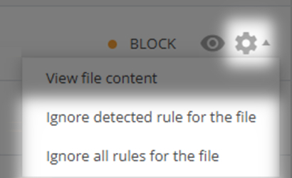 the script options for the Proactive Defence Imunify360 cPanel Interface