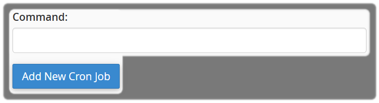 Cron Jobs Command Line then Add New Cron Job