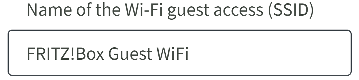 FRITZ!Box Guest Access WiFi Name | Zen internet