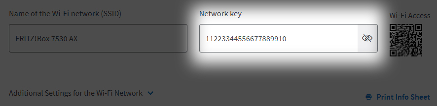 FRITZ!Box Security Network Key | Zen internet
