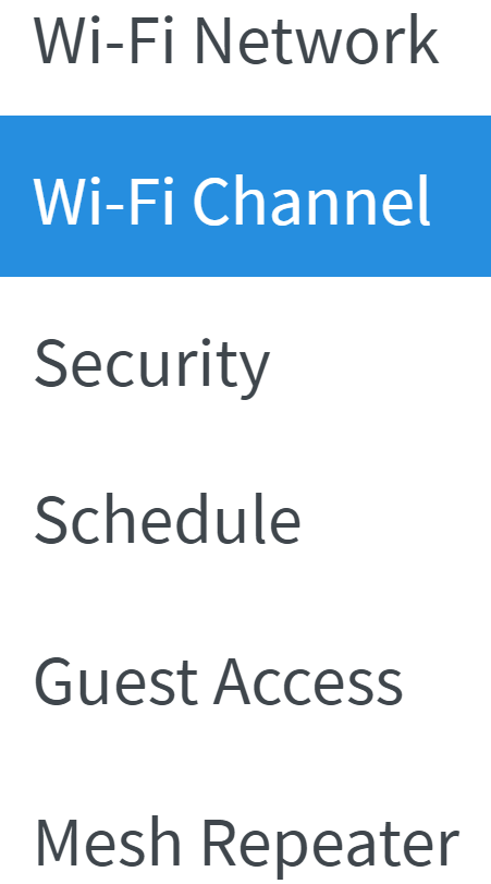 Fritz!Box Wi-Fi Channel Menu | Zen internet