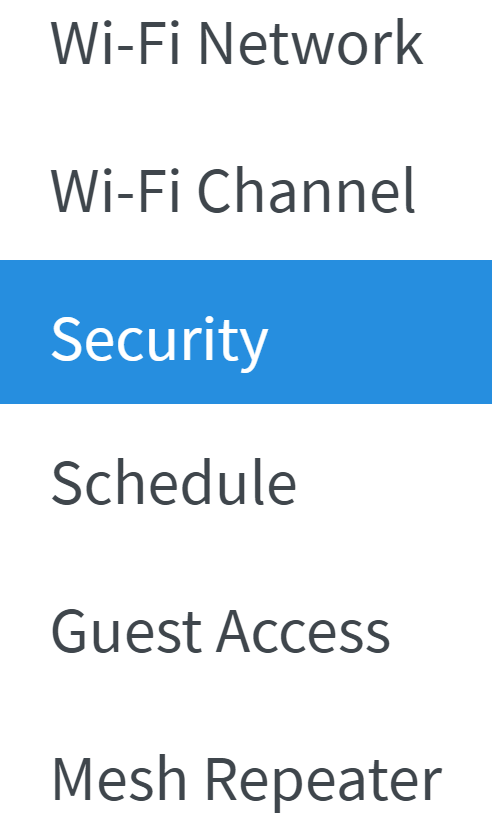 FRITZ!Box Wi-Fi Security Menu| Zen internet