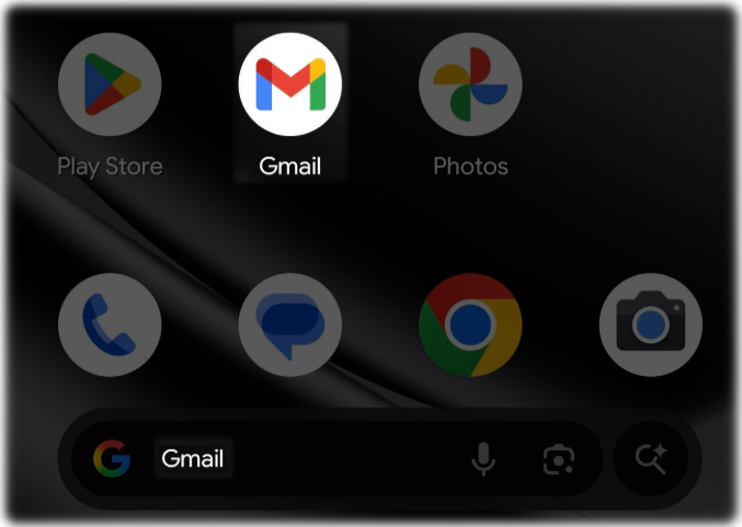 Gmail application on your Android phone