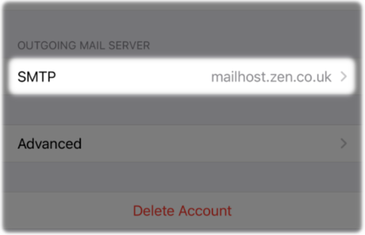 Outgoing Mail Server SMTP Settings