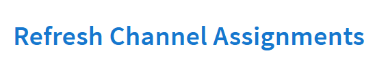 Refresh channel assignments for the Wi-Fi