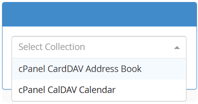 Share Collection, Select Collection you want to share.