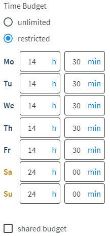 FRITZ!Box Time Budget Restrictions | Zen internet