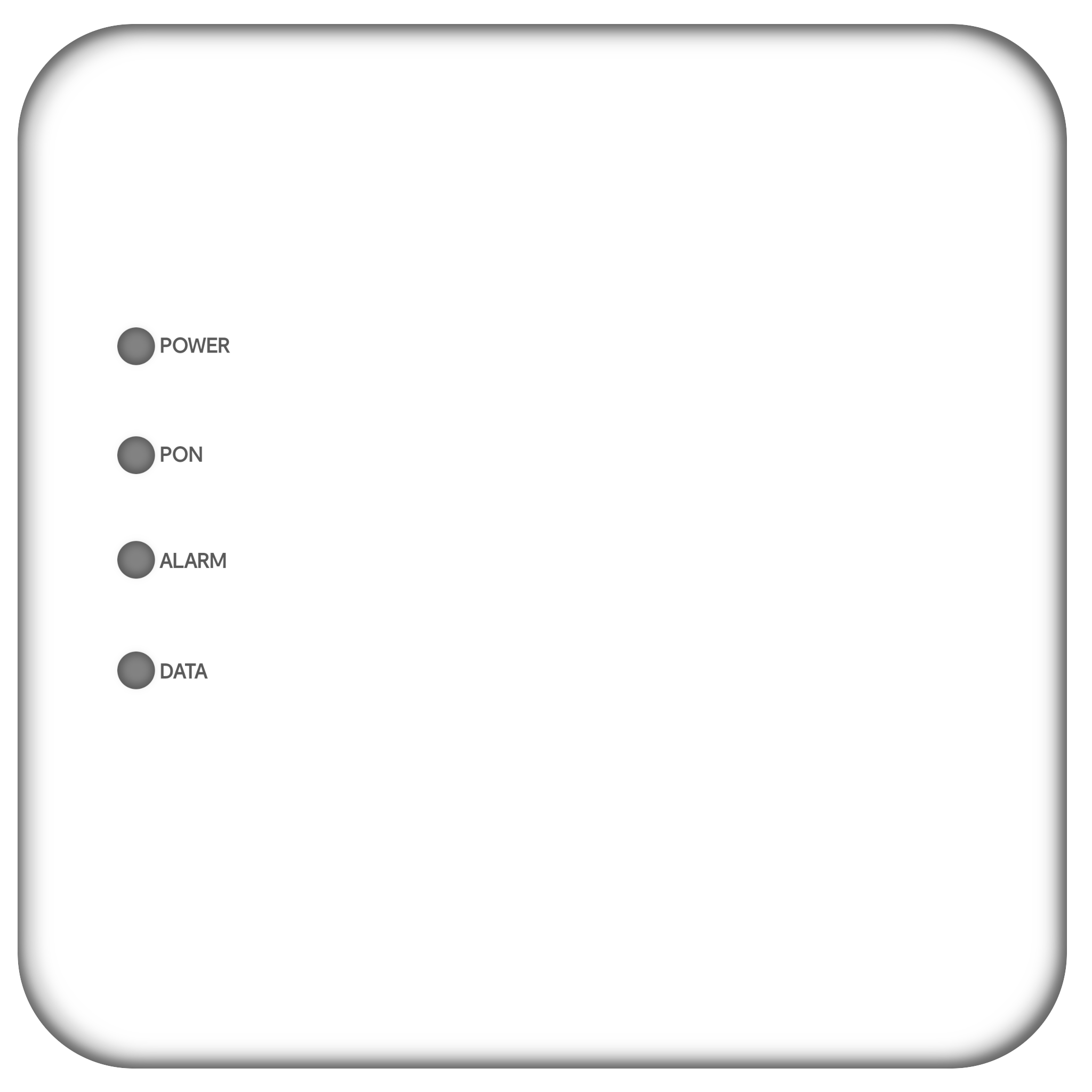 A White Cityfibre Nokia ONT with all the light indicators Off