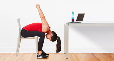 Desk yoga