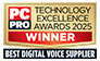 PC Pro Award 2025 - Best Digital Voice Supplier